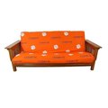 College Covers College Covers CLEFCL Clemson Tigers Futon Cover Full Size Fits 6 & 8 in. Mats CLEFCL